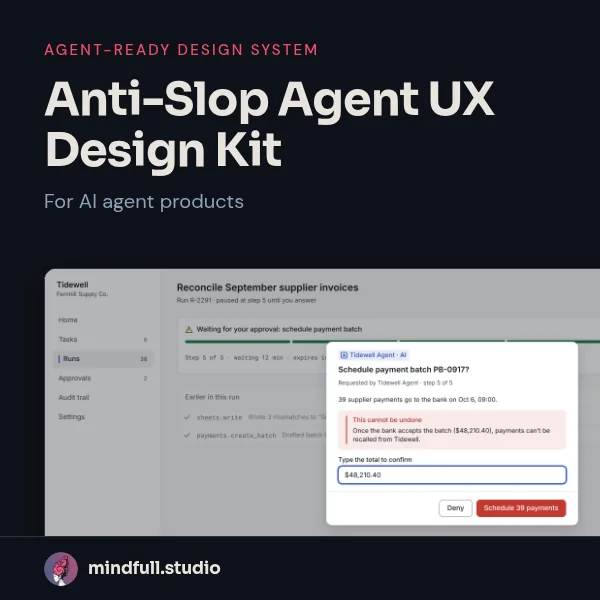 Anti-Slop Agent UX Design Kit thumbnail