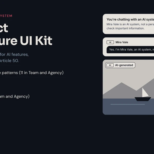 EU AI Act Disclosure UI Kit